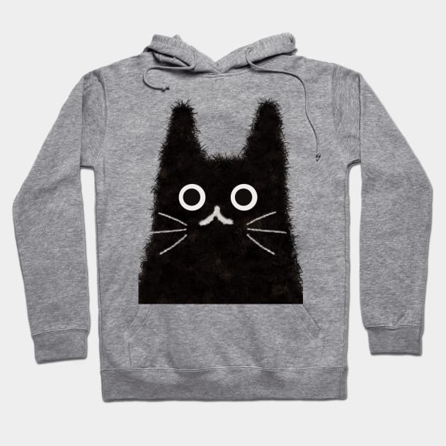 Cute black cat Hoodie by Sunakokookkook